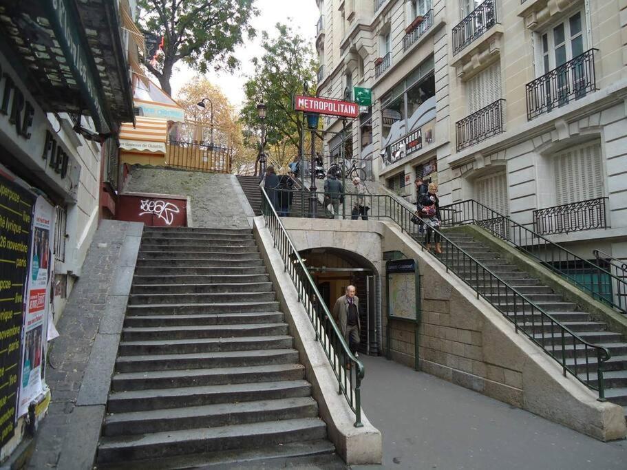 Sacre Petit Studio In The Coeur Of Montmartre Parijs Buitenkant foto
