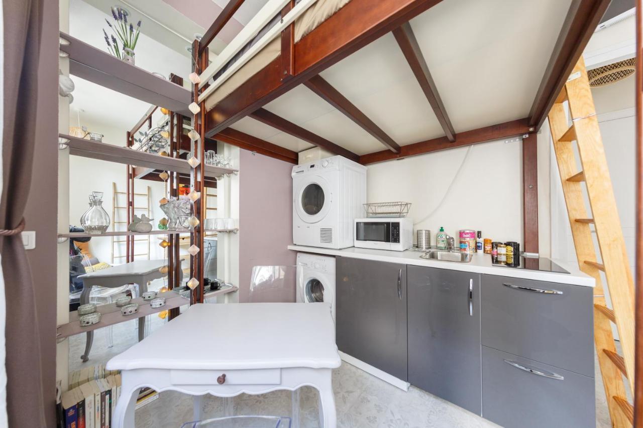 Sacre Petit Studio In The Coeur Of Montmartre Parijs Buitenkant foto